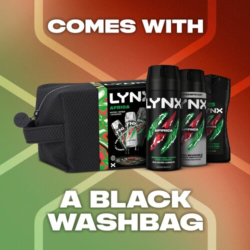 Lynx Washbag Africa Giftset
