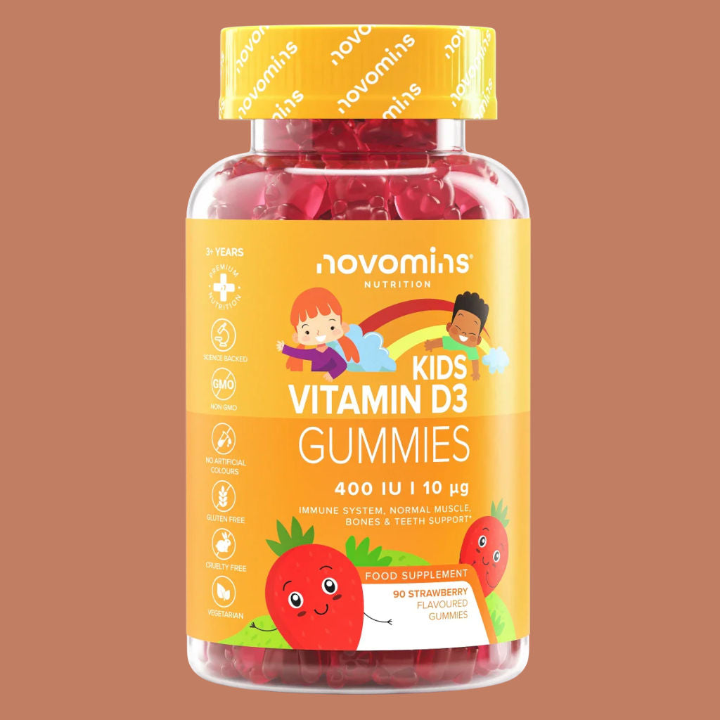 Novomins Kids Vitamin D Gummies Immunity & Growth Support