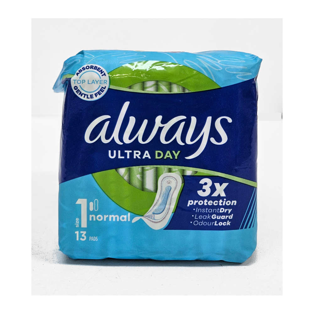 Always Ultra Day packaging on a white background