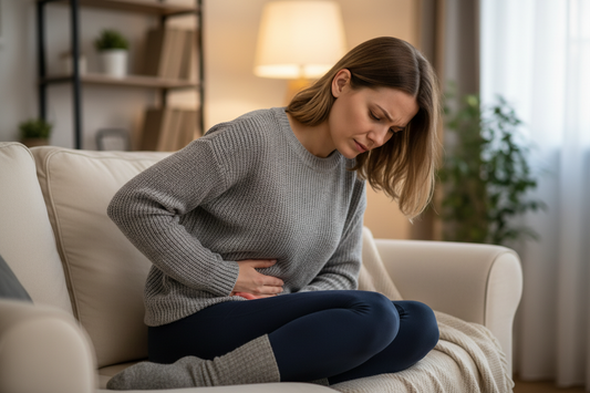 women in discomfort due to uti infection