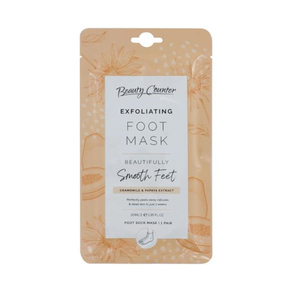 Beauty Counter Exfoliating Footmask Chamomile & Papaya Extract