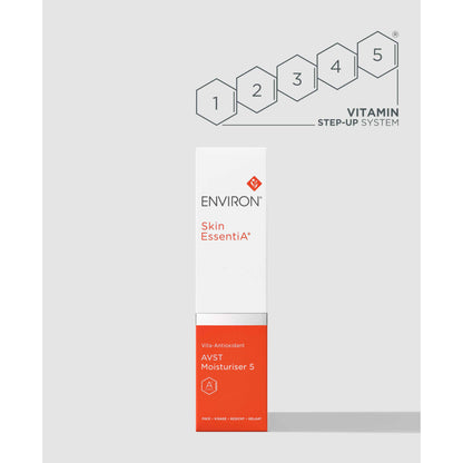 Environ Skin EssentiA product on a light gray background with brand logo.