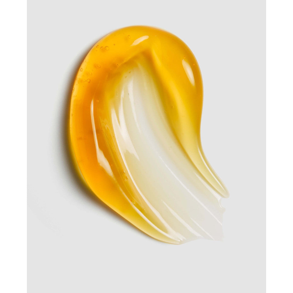 Gradient of yellow to white on a gray background