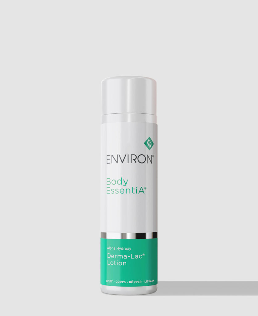 Environ Body EssentiA Derma-Lac Lotion bottle on a white background