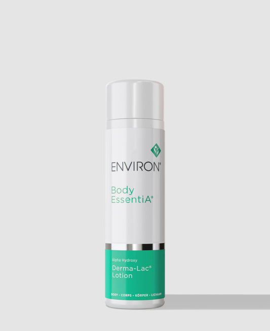 Environ Body EssentiA Derma-Lac Lotion bottle on a white background