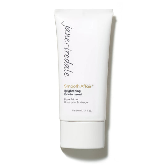 Tube of jane iredale Smooth Affair Brightening Face Primer on a white background