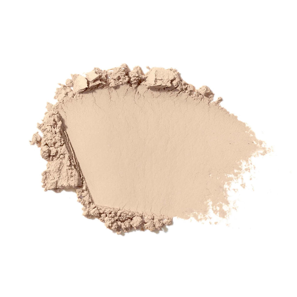 Radiant makeup powder on a white background