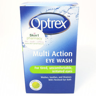 Optrex Multi-Action Eye Wash 100ml | Soothing Eye Care – Skin 1 Pharmacy