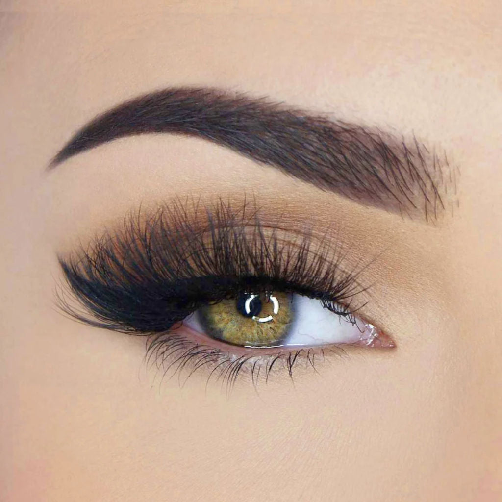 Close-up of a person's eye with detailed makeup