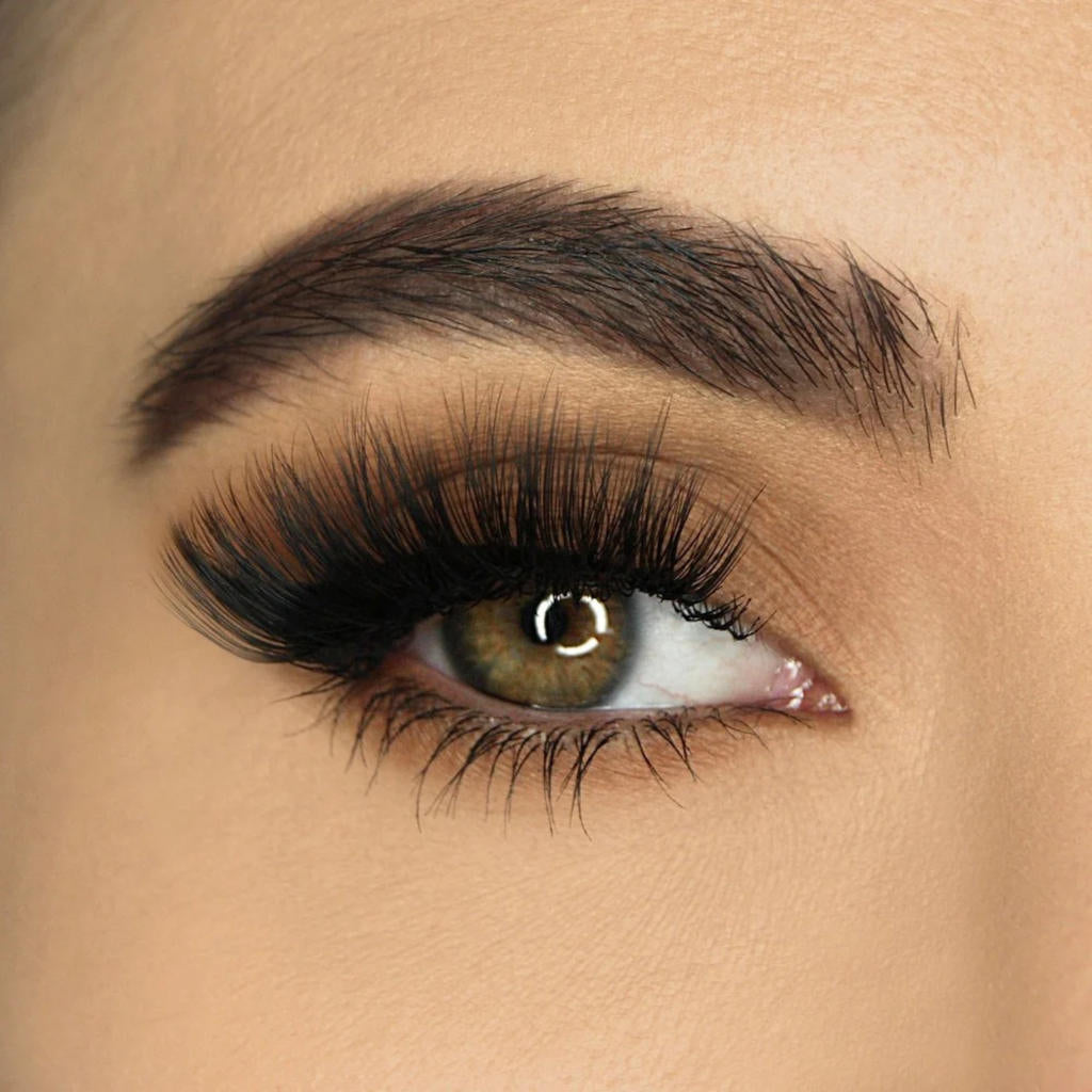 Close-up of a person's eye with detailed makeup