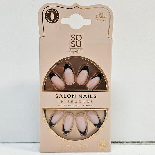 SOSU Cosmetics Black Out | Faux Nails