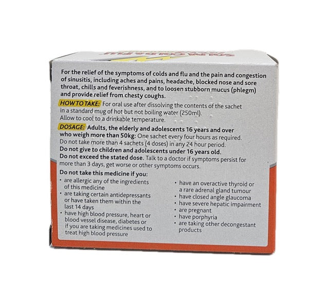 Solpa Cold & Flu Max Multi-Relief - 10 Sachets