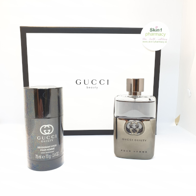 Gucci Guilty For Him Gift Set EDT 50ml Spray with Deodorant Stick 75g