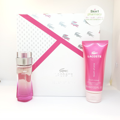 elektronisk interval hænge Lacoste Touch Of Pink For Her Gift Set EDT 30ml with Body Lotion 100ml