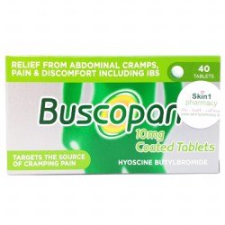 Buscopan 10mg (Hyoscine Butybromide) 40 Tablets