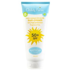 Childs Farm SPF 50+ Sun Cream Fragrance Free 200ml
