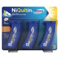 NiQuitin Minis Mint 4mg Nicotine 60 Lozenges