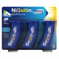 NiQuitin Minis Mint 1.5mg Nicotine 60 Lozenges