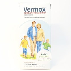 Vermox (Mebendazole) Oral Suspension 30ml