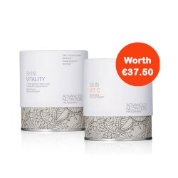 Skin Vitality 60 Tablets - Complementary Full Size Skin Vit C 60 Capsules Worth €37.50