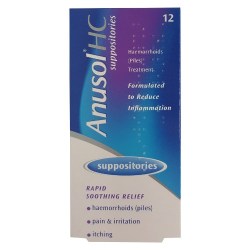 ANUSOL HC SUPPOSITORIES 12 BUY ONLINE