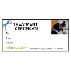 treatment gift certificate
